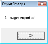Export Images Screen Shot