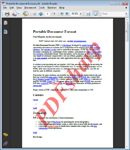 Draw watermark as text string