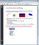Screen shot of the PDF output